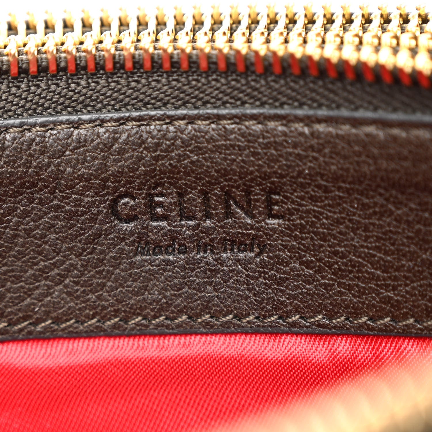 Celine Liege Calfskin Small Trio Crossbody Bag Brown 8 of 11