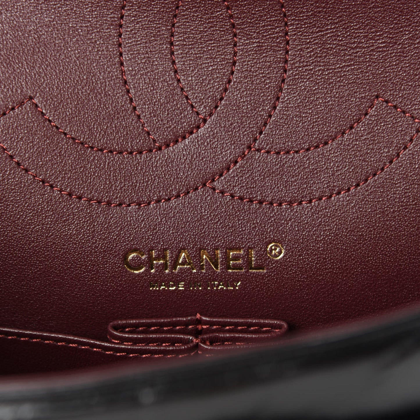 Aged Calfskin Quilted 2.55 Reissue 225 Flap Black