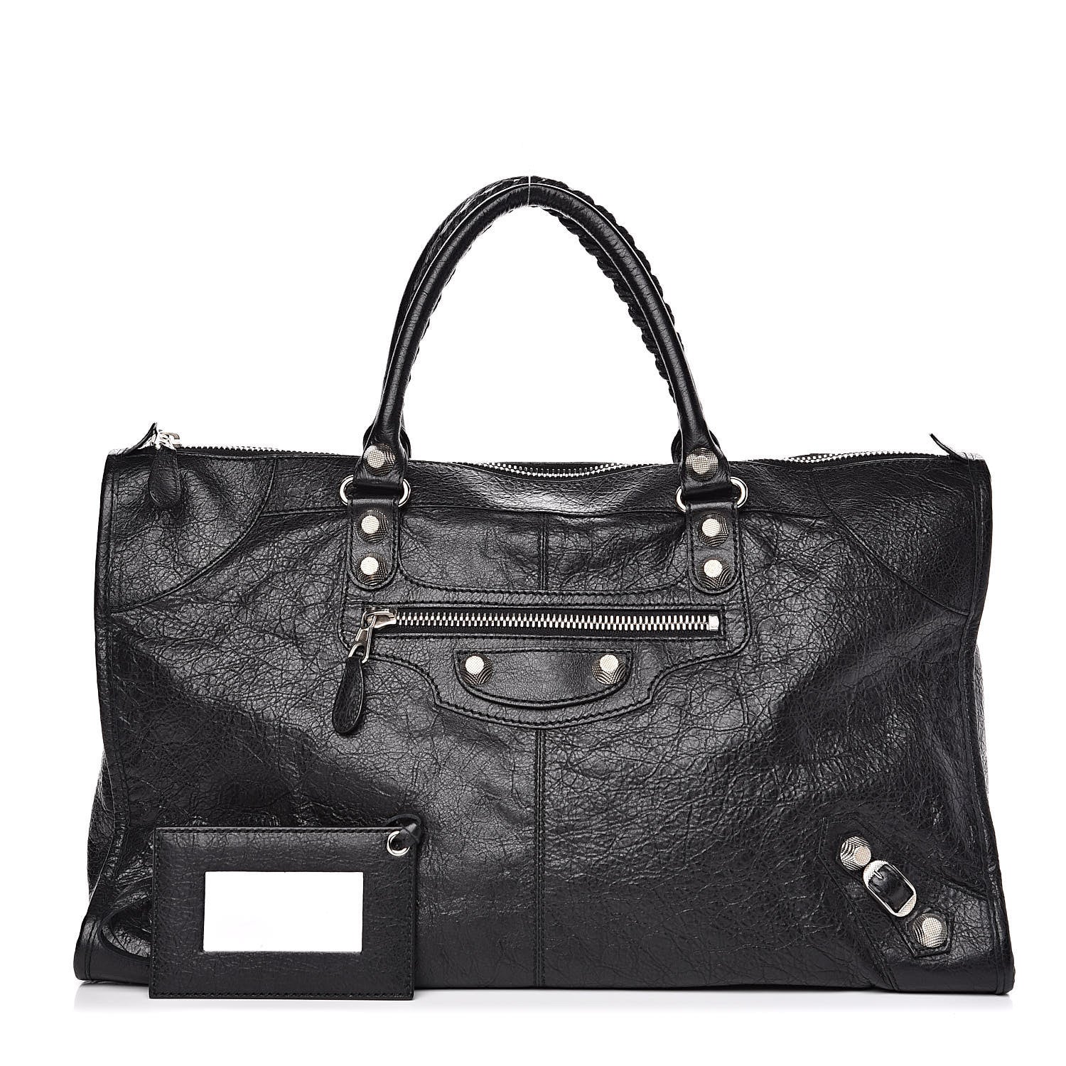 Balenciaga Agneau Giant 12 Silver Hardware Work Black 1 of 12
