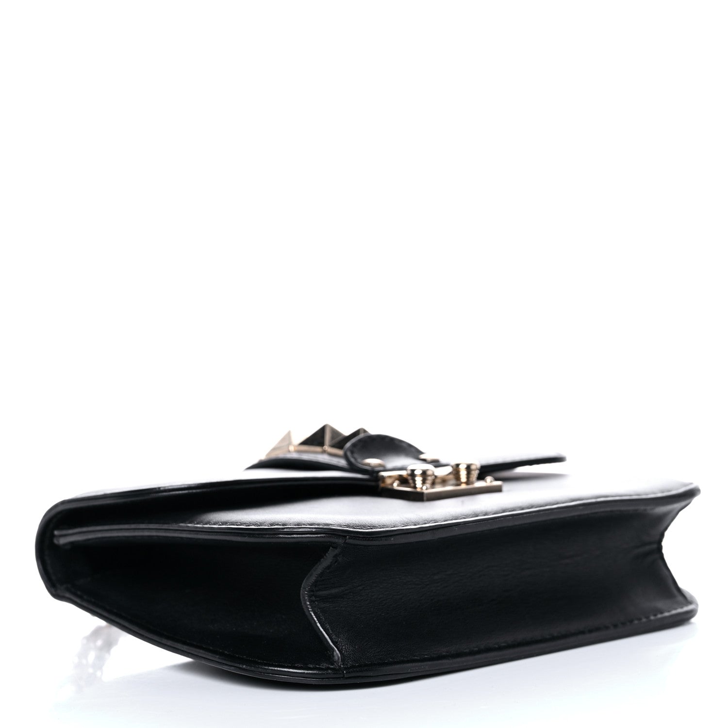 Valentino Garavani Vitello Small Glam Lock Rockstud Flap Black 4 of 18