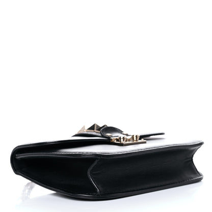 Valentino Garavani Vitello Small Glam Lock Rockstud Flap Black 4 of 18
