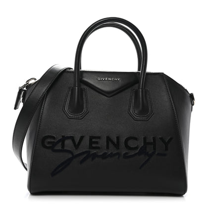 Givenchy Calfskin Signature Logo Small Antigona Black 1 of 10