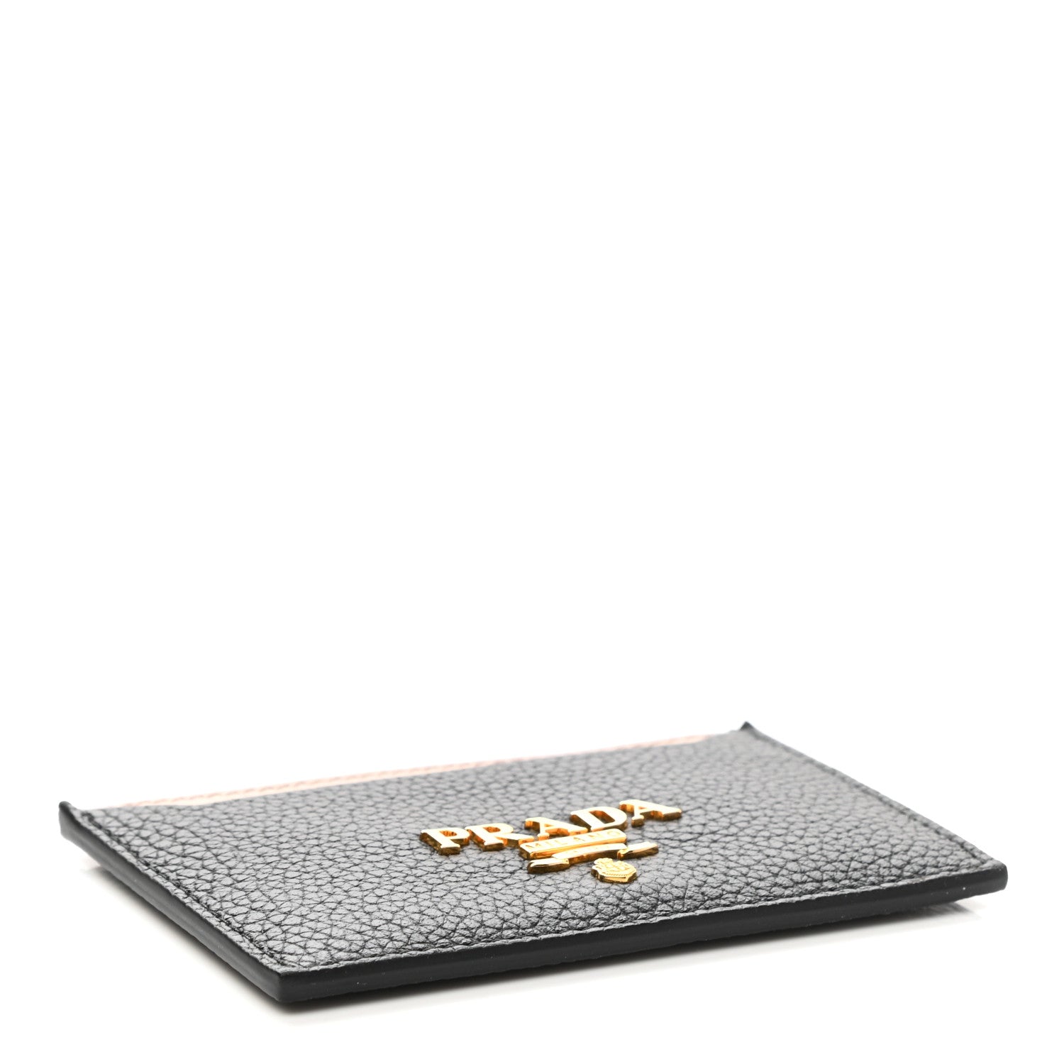 Prada Daino Colour Card Holder Black Cammeo 4 of 7