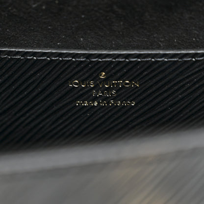 Louis Vuitton Epi Twist Shoulder Bag MM Matte Black 7 of 12