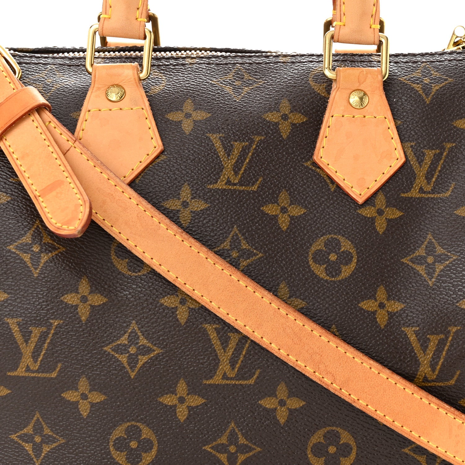 Louis Vuitton Monogram Speedy Bandouliere 25 8 of 13
