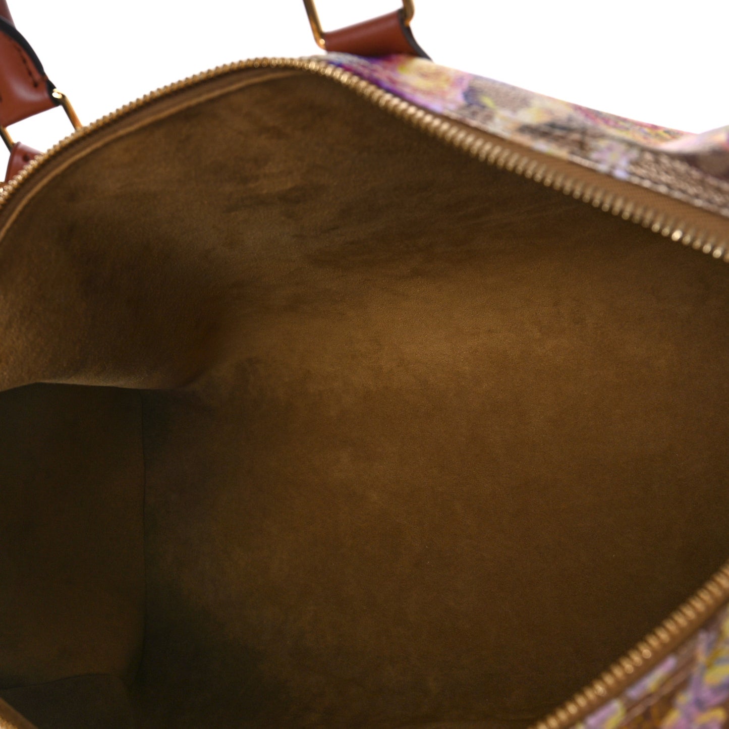Metallic Monogram LV Garden Keepall Bandouliere 45 Gold