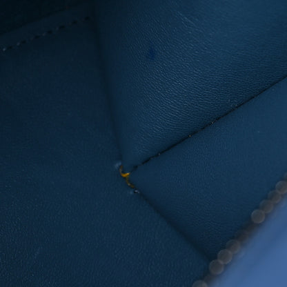 Fendi Vitello Dolce Mini 3jours Tote Blue 8 of 8