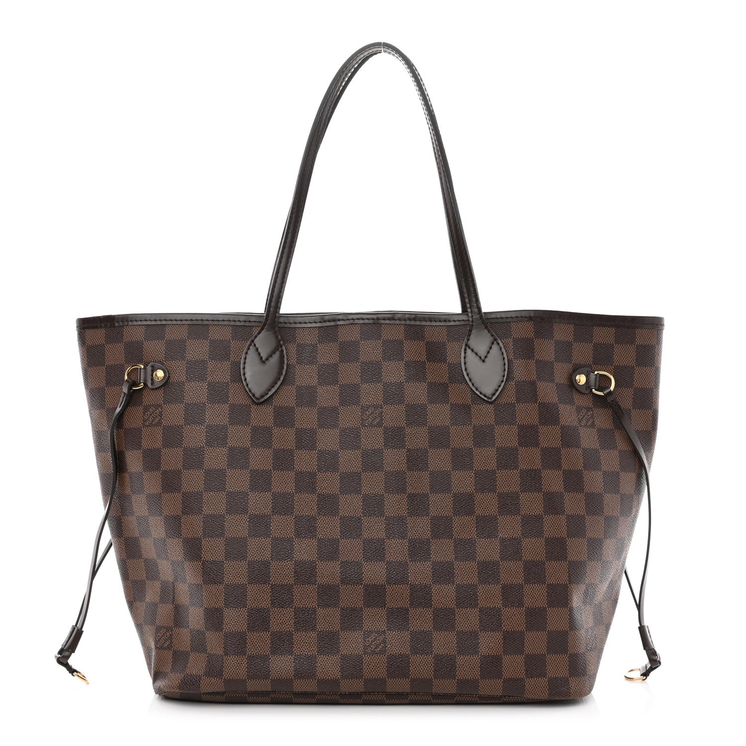 Louis Vuitton Damier Ebene Neo Neverfull MM Rose Ballerine 1 of 10