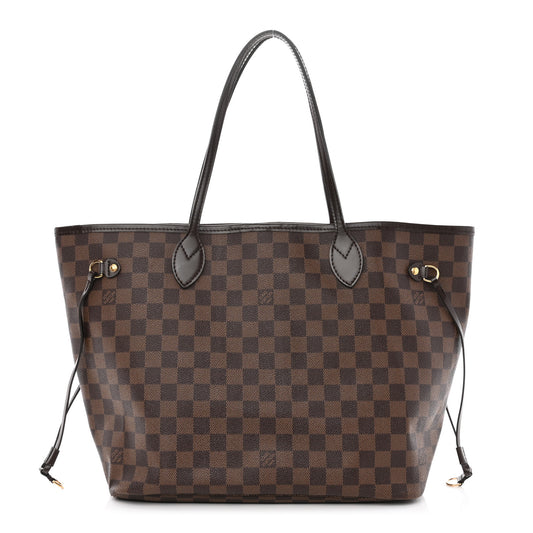 Damier Ebene Neo Neverfull MM Rose Ballerine