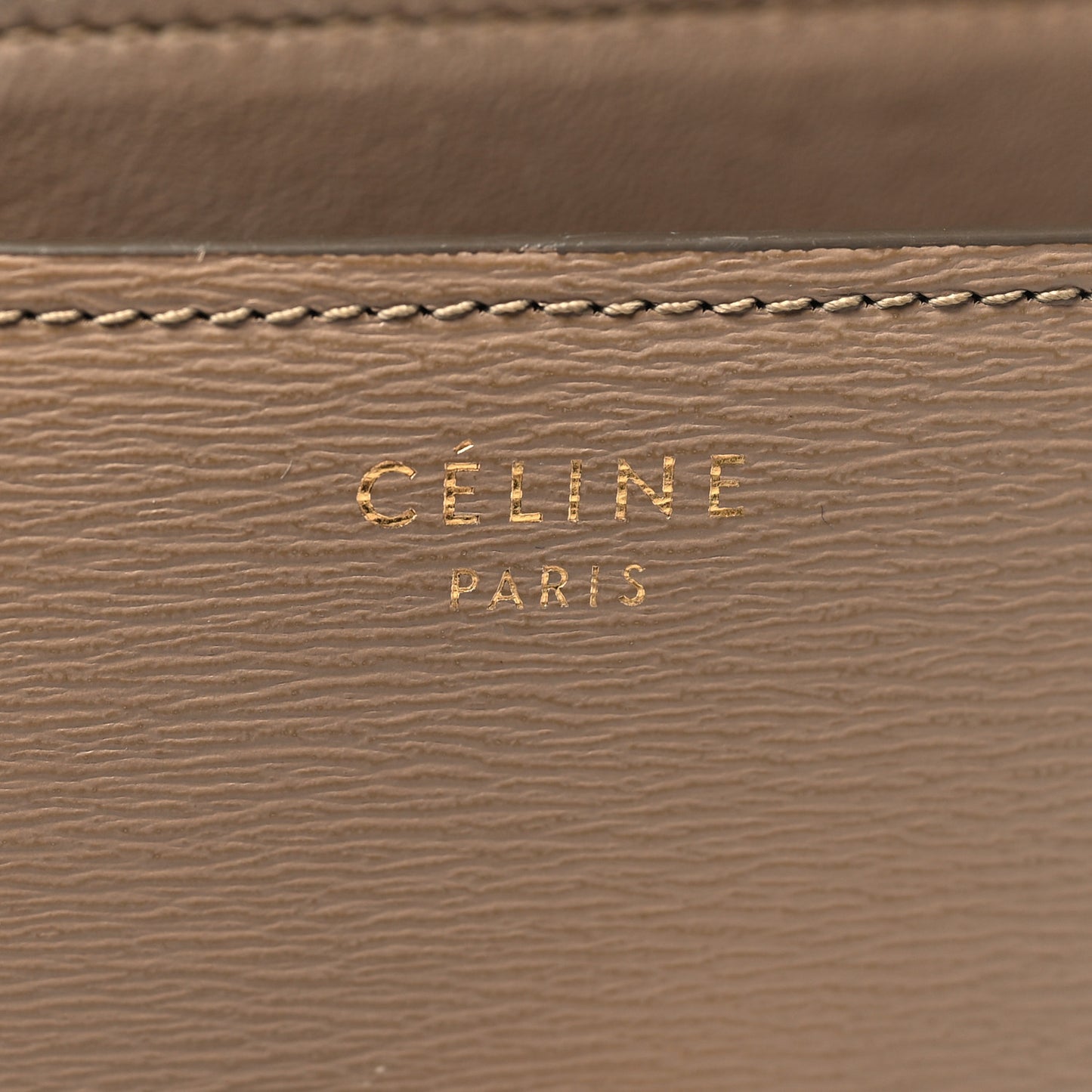 Liege Calfskin Medium Classic Box Flap Bag Taupe