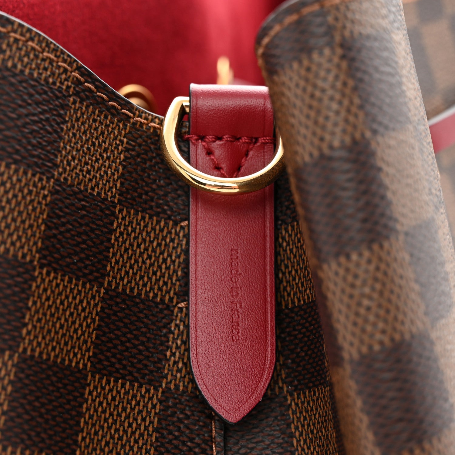 Louis Vuitton Damier Ebene Neonoe MM Cherry Berry 6 of 9