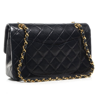 Chanel Lambskin Quilted Small Double Flap Black 3 of 8