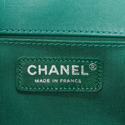 Chanel Lambskin Quilted Medium Boy Flap Green 7 of 13