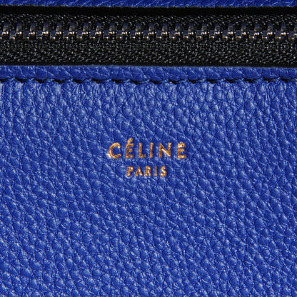 Celine Grained Calfskin Small Edge Shoulder Bag Cobalt 8 of 9