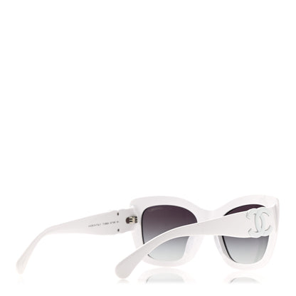 Chanel Acetate Square Sunglasses 71395A White 4 of 7