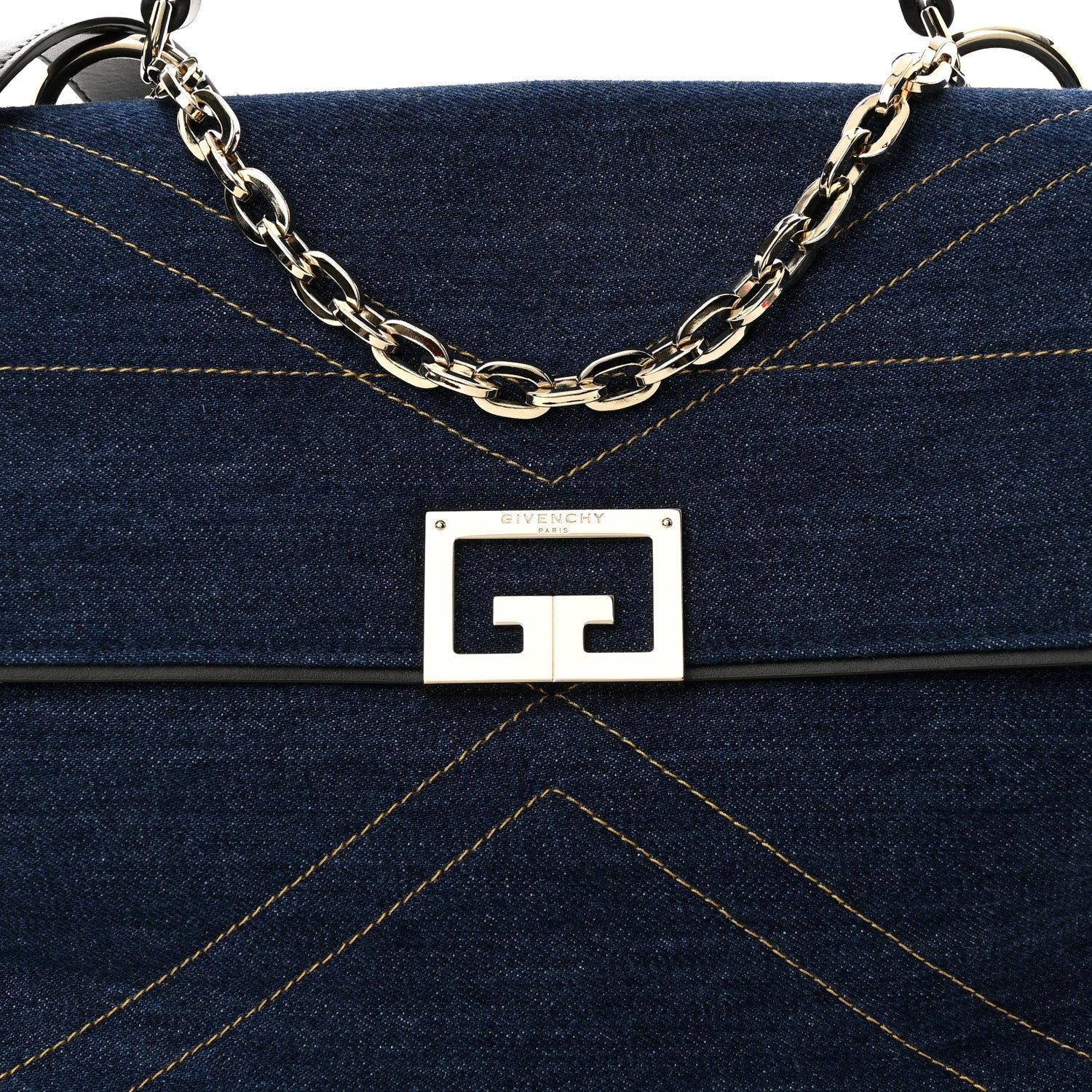 Givenchy Denim Medium ID Flap Blue 7 of 9