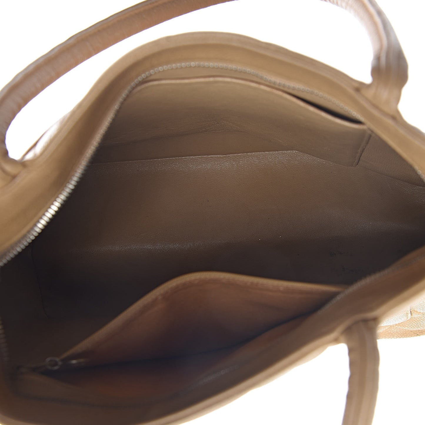 Caviar Quilted Medallion Tote Beige