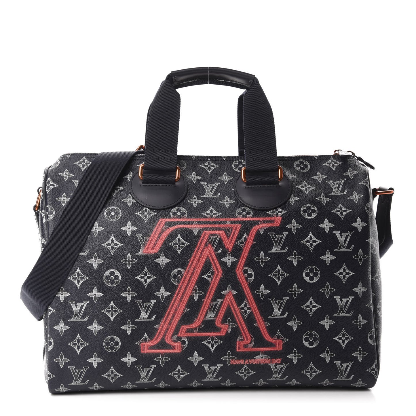 Monogram Upside Down Speedy Bandouliere 40