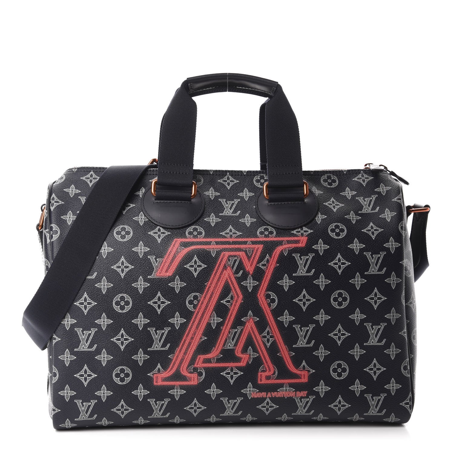 Louis Vuitton Monogram Upside Down Speedy Bandouliere 40 1 of 9