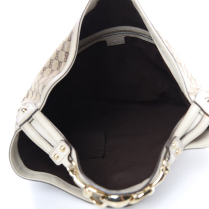 Gucci Monogram Large Wave Hobo Off White 5 of 12