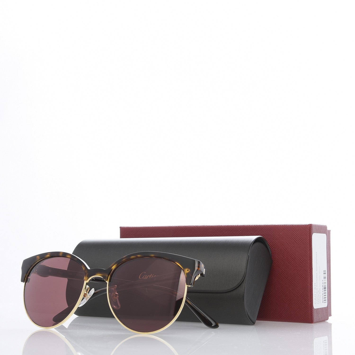 Cartier Acetate CT0126SA Sunglasses Tortoise 8 of 8