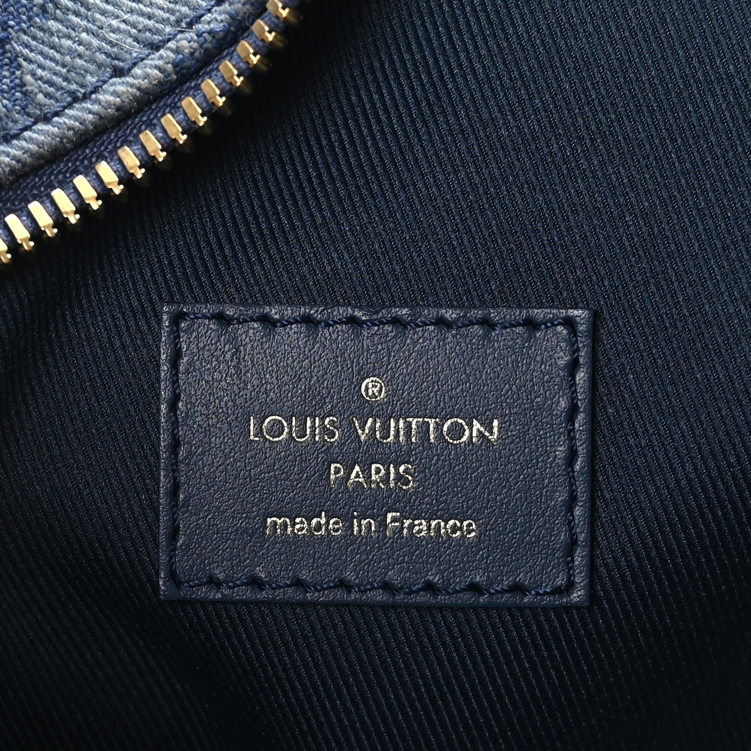 Louis Vuitton Denim Monogram Soft Trunk Navy 6 of 8
