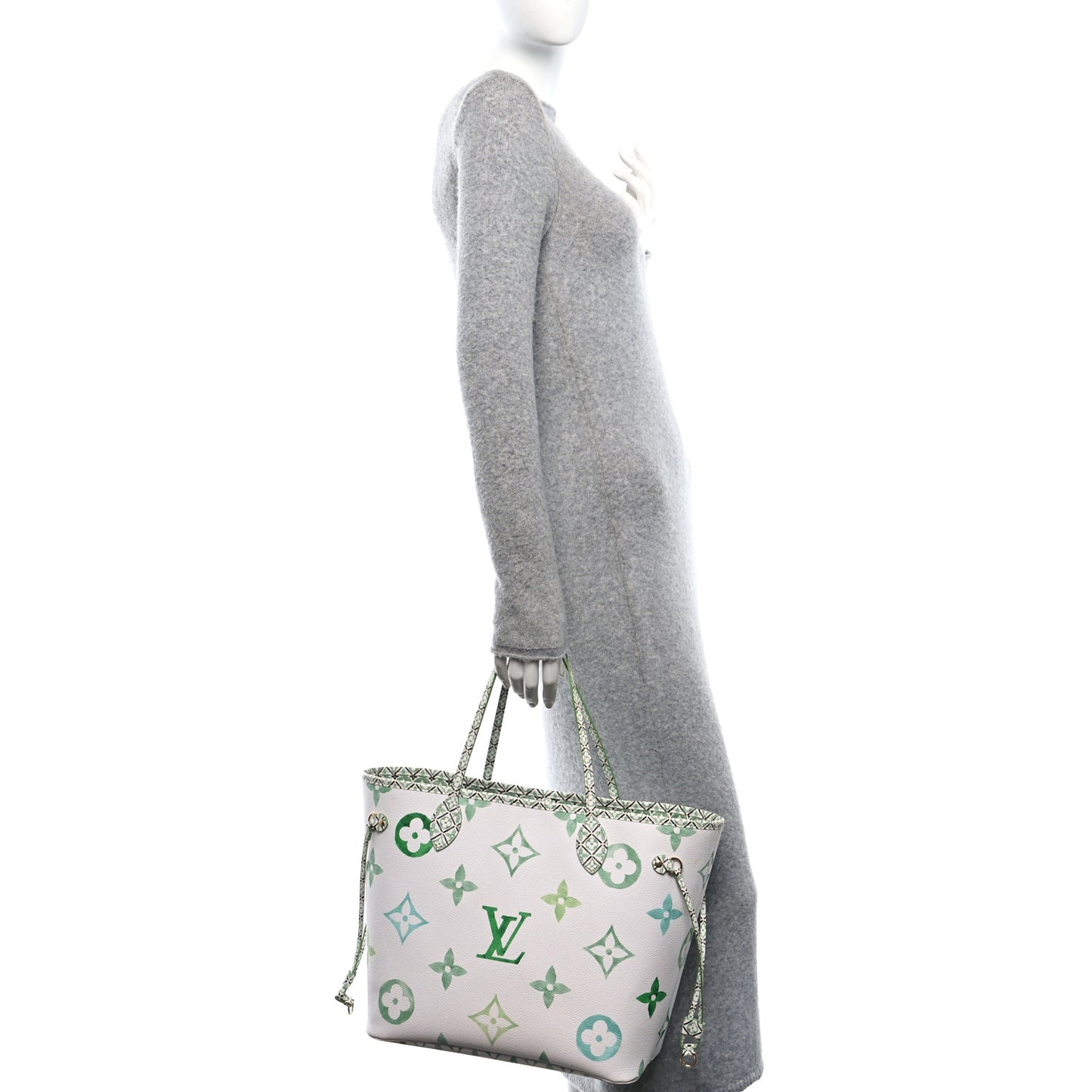 Monogram Giant By The Pool 2.0 Neverfull MM Jade