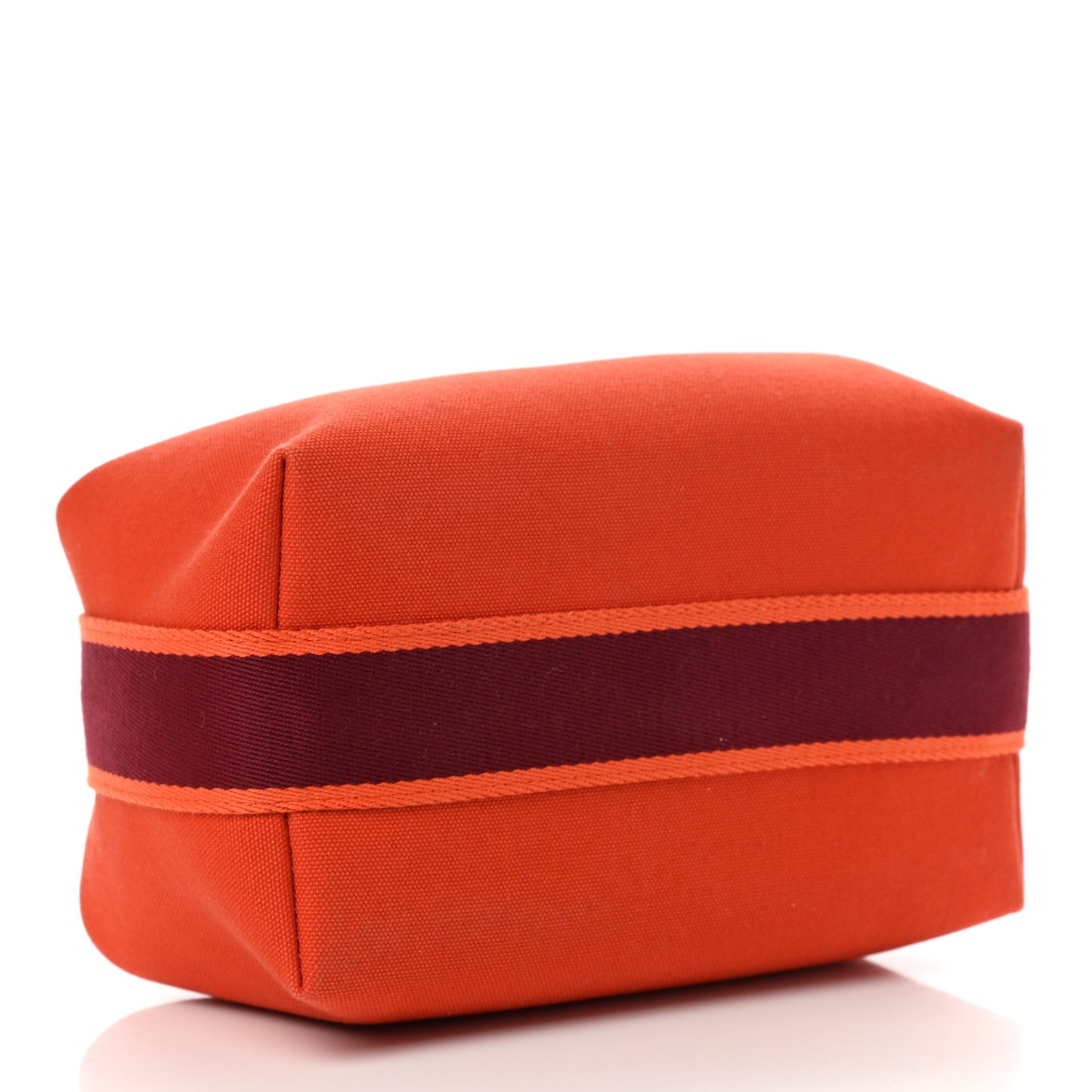 Canvas Small Bride-A-Brac Pouch Orange Burgundy