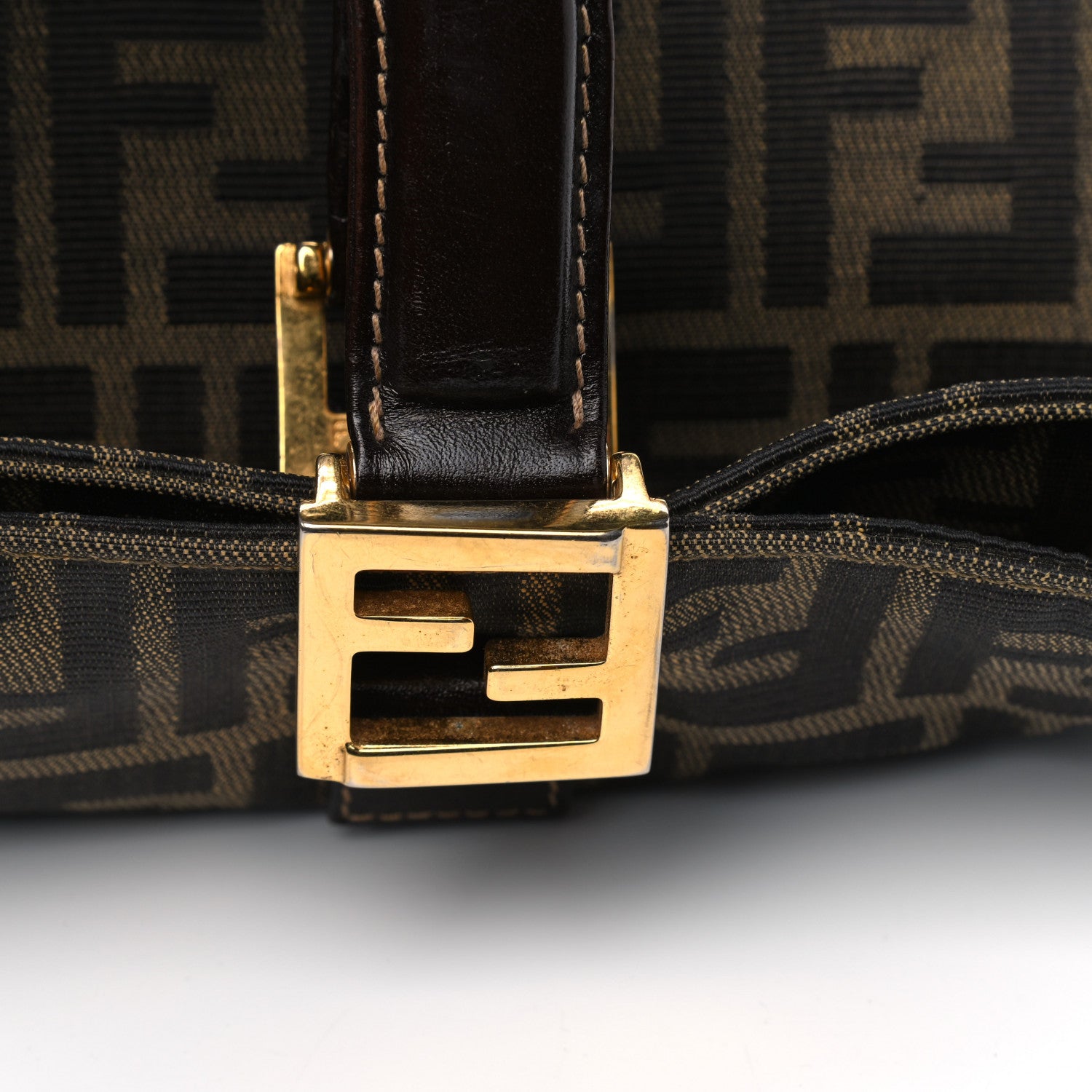 Fendi Zucca Small Holdall Tote Tobacco 13 of 13