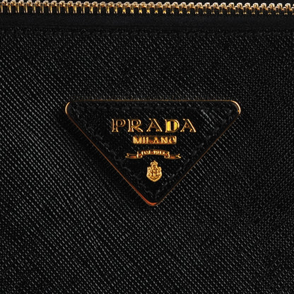 Prada Saffiano Large Galleria Double Zip Tote Black 7 of 11