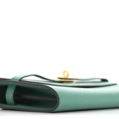 Hermes Epsom Kelly Wallet To Go Vert Jade 8 of 10