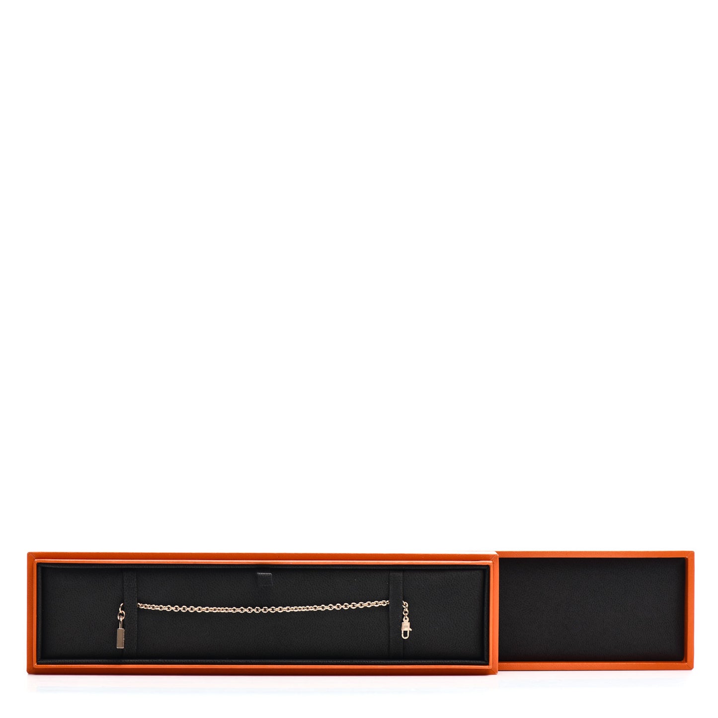 18K Rose Gold Diamond Amulettes Cadenas Bracelet SH