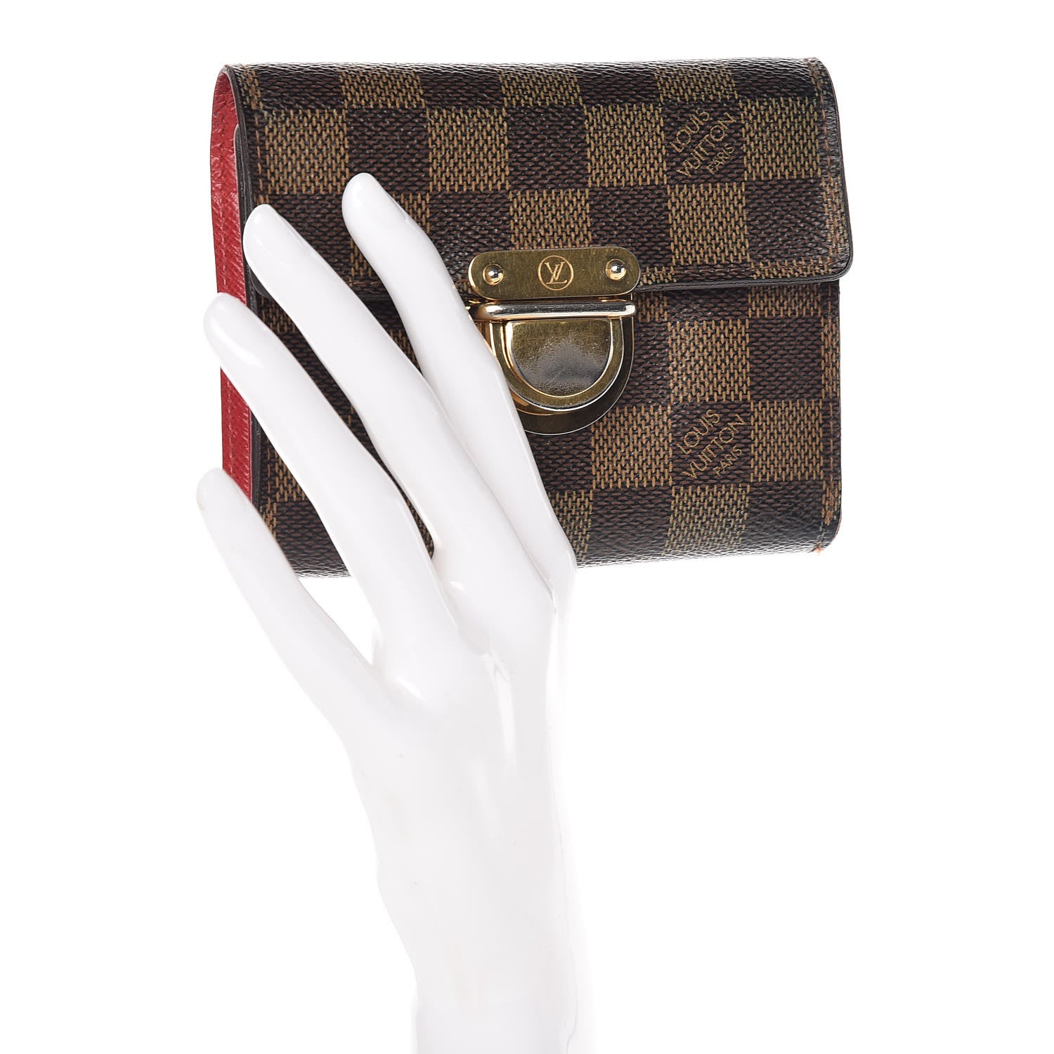Louis Vuitton Damier Ebene Koala Compact Wallet 2 of 18