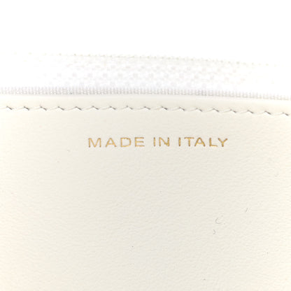 Chanel Caviar Quilted Boy Wallet On Chain WOC White 12 of 15