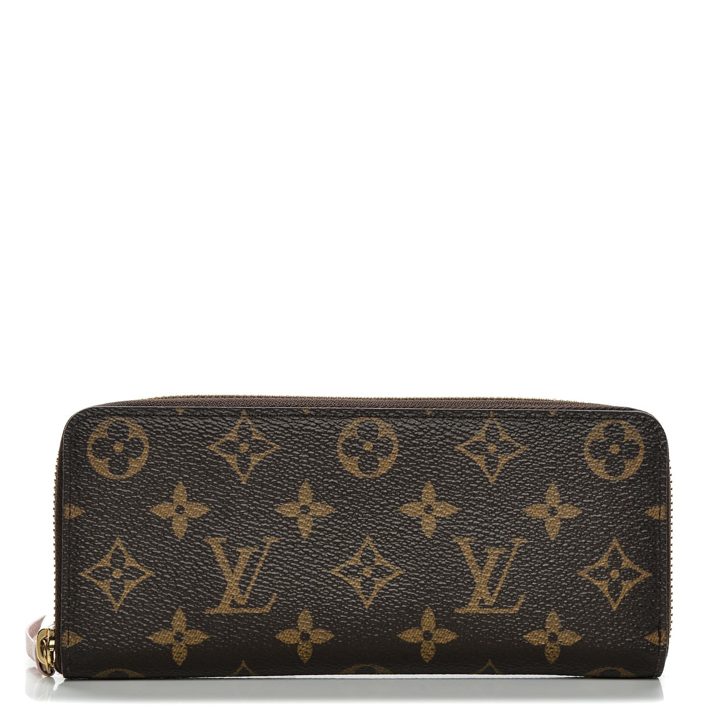 Monogram Clemence Wallet Rose Ballerine