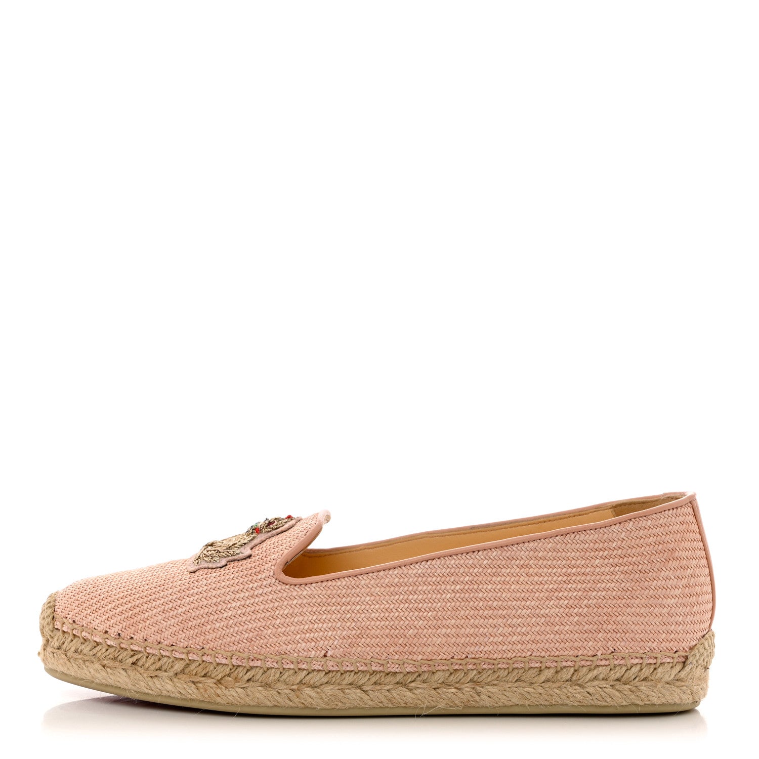 Christian Louboutin Nanou Orlato Donna Espadrilles 38 Paille Croisette 1 of 10