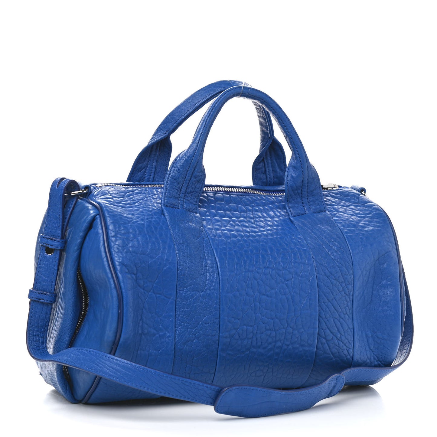 Pebbled Lambskin Rocco Royal Blue