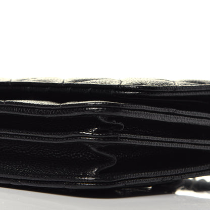 Chanel Caviar Quilted Mini Wallet On Chain WOC Black 9 of 9