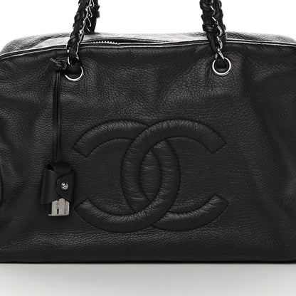 Chanel Deerskin Luxe Ligne Large Bowler Black 7 of 15