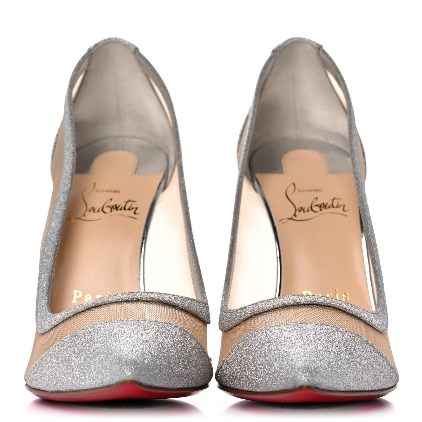 Glitter Mini Rete Galativi 100 Pumps 36.5 Silver