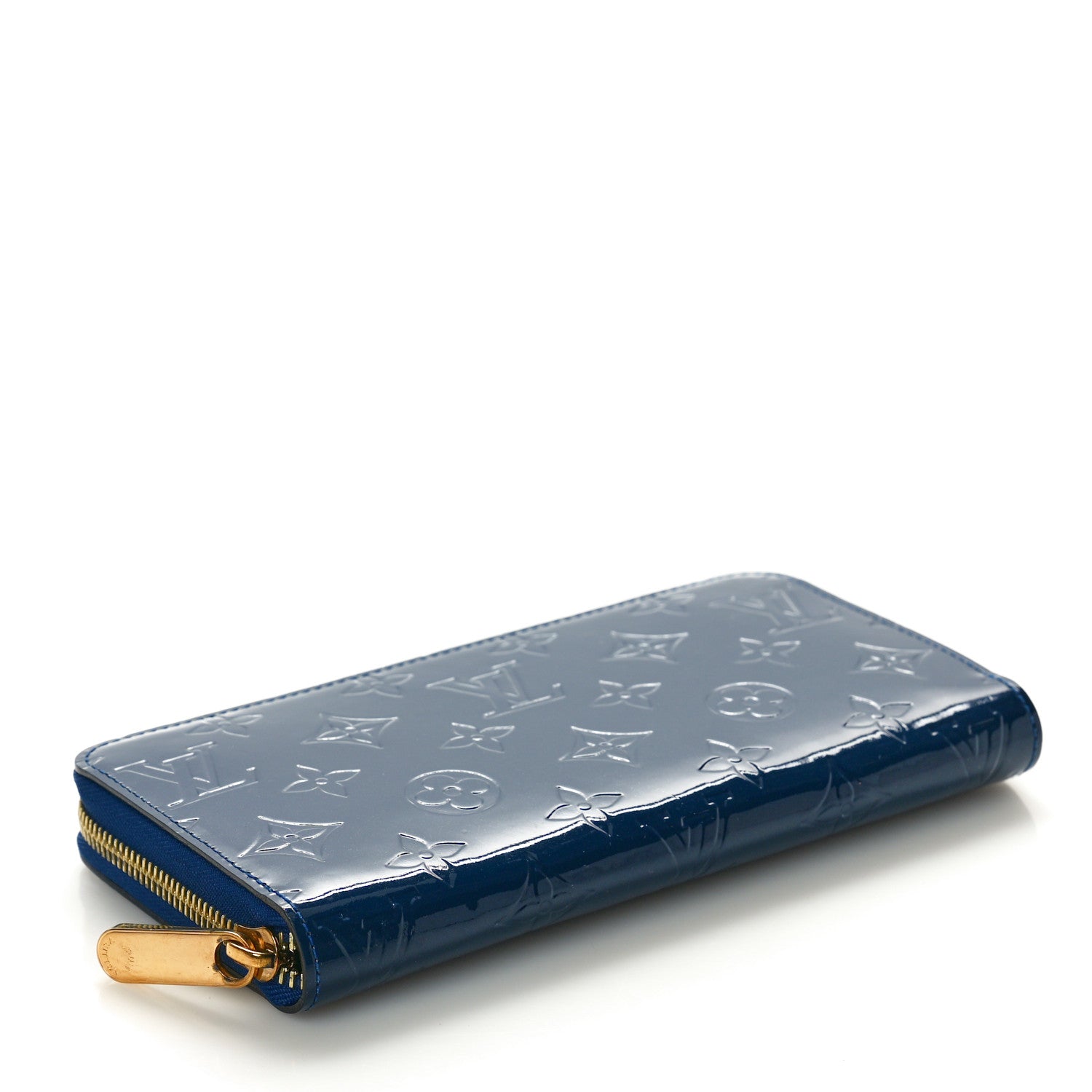 Louis Vuitton Vernis Zippy Wallet Grand Blue 4 of 7
