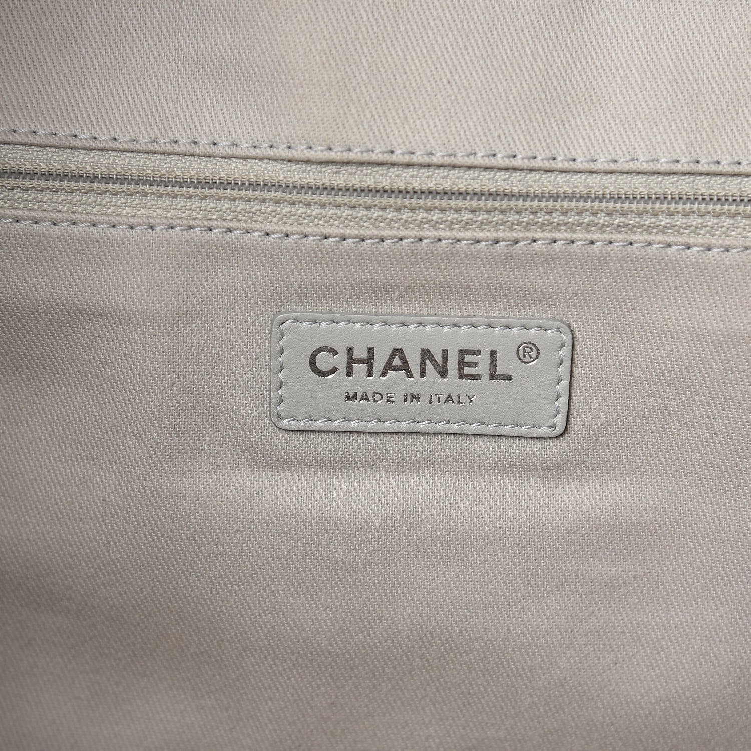 Chanel Glazed Calfskin Large Deauville Tote Black 6 of 9
