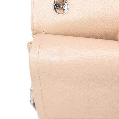 Chanel Caviar Quilted Jumbo Double Flap Beige Clair 13 of 16