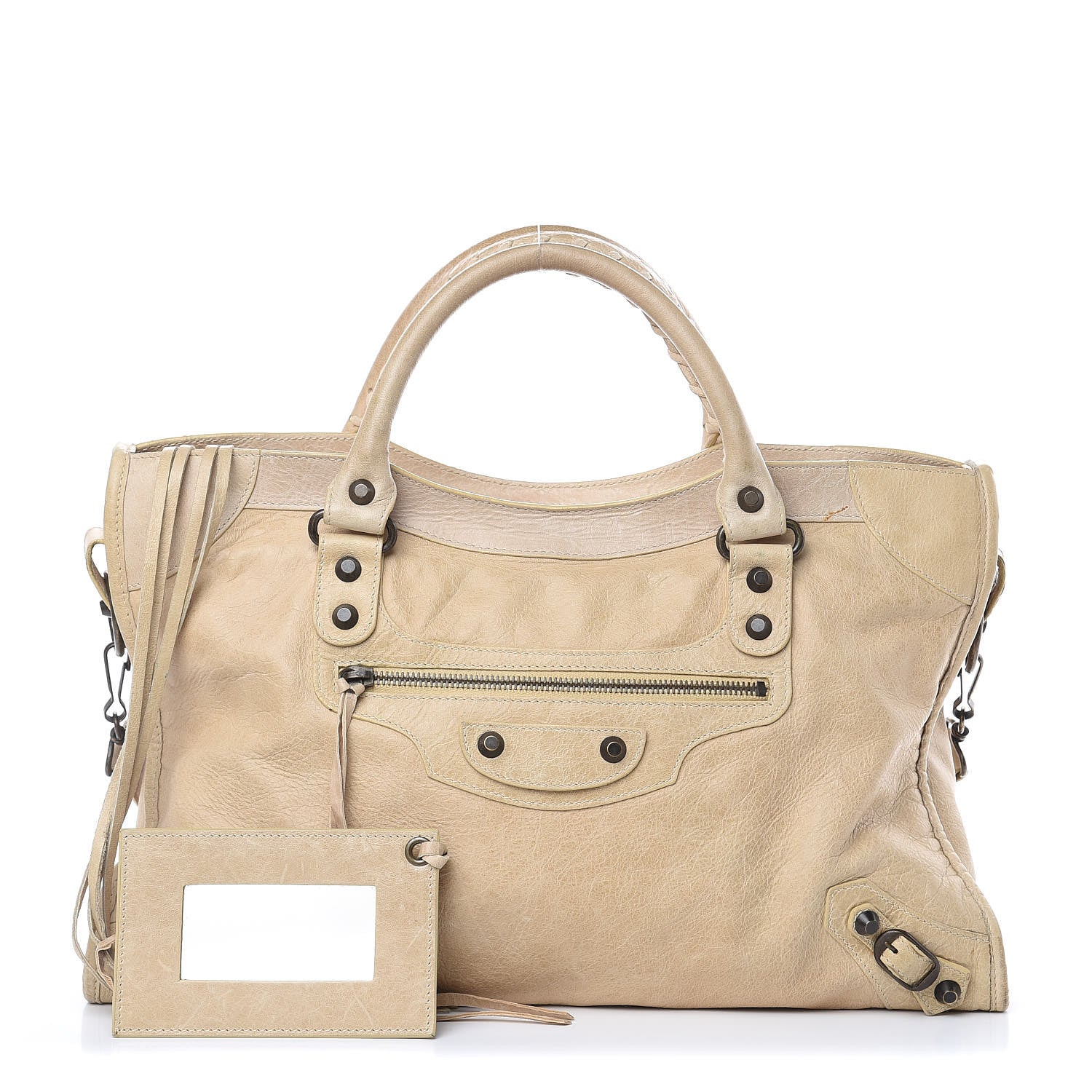Balenciaga Agneau Classic Hardware S City Sahara 1 of 16