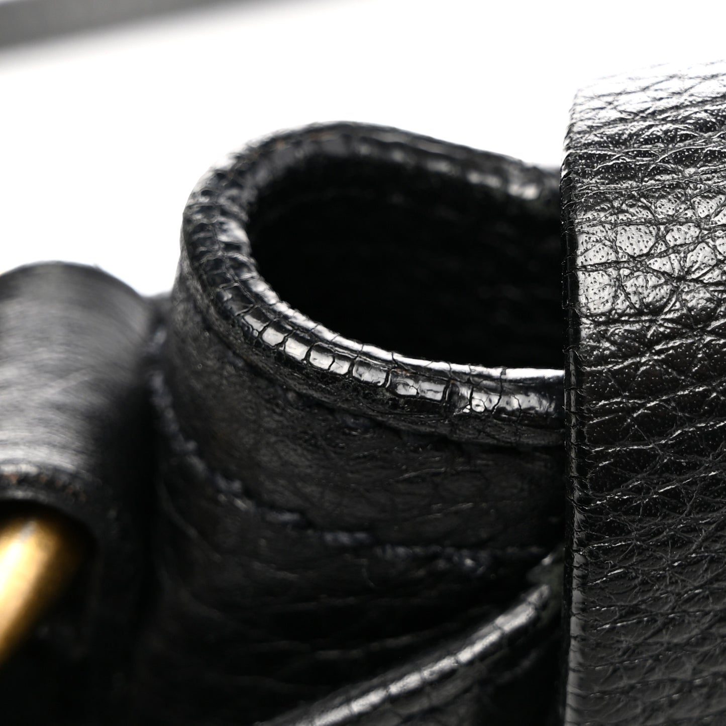 Vitello Daino Crossbody Bag Black