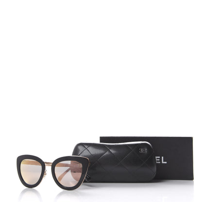 Chanel Cat Eye Quilted Sunglasses 5368 Black Pink 9 of 9