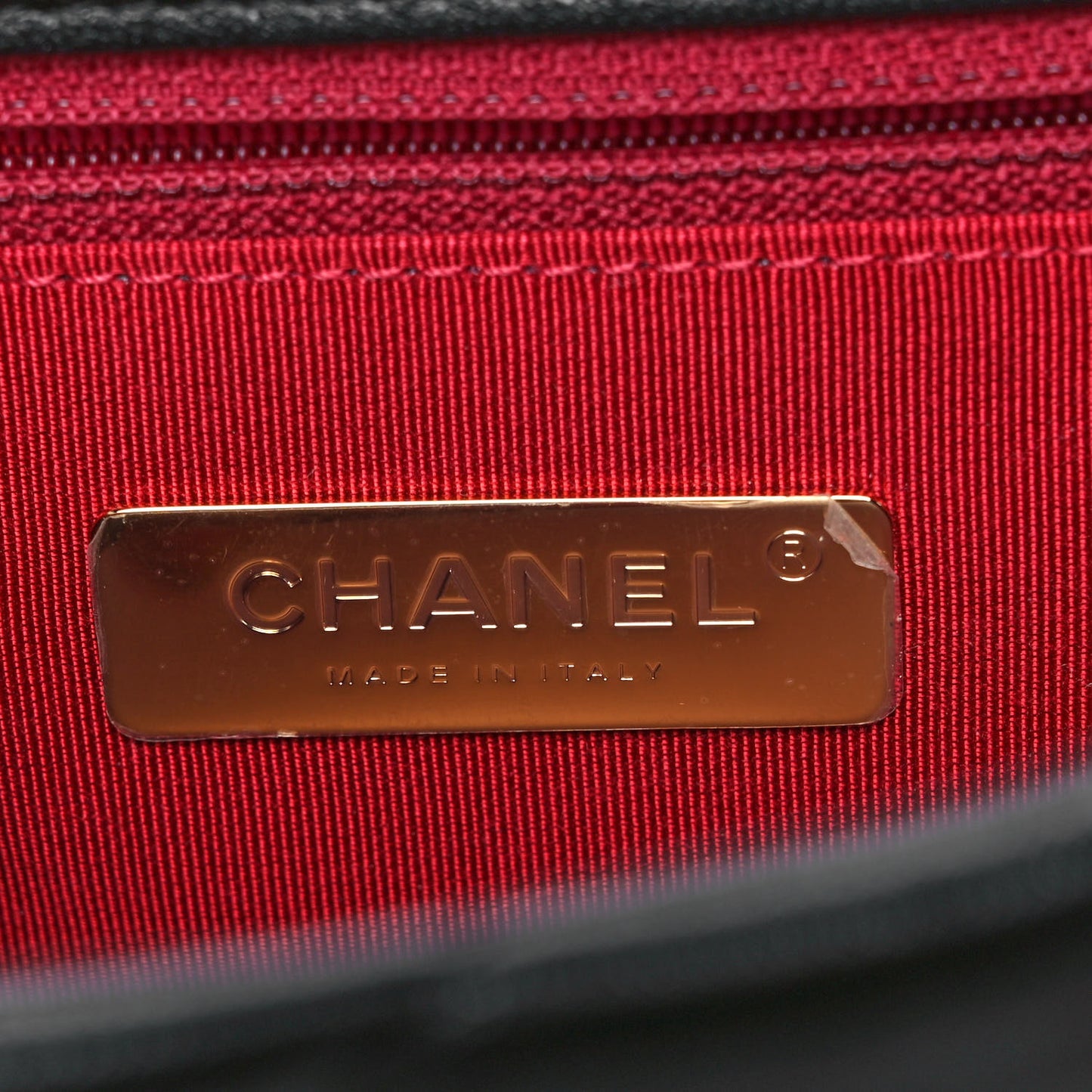 Goatskin Quilted Medium Chanel 19 Flap Black