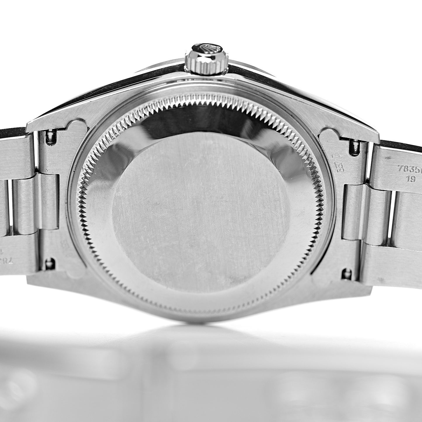 Stainless Steel 34mm Oyster Perpetual Date Watch White Roman 15200