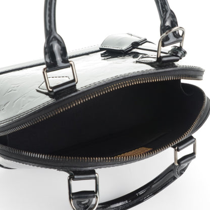 Louis Vuitton Vernis Alma BB Noir Magnetique 5 of 7