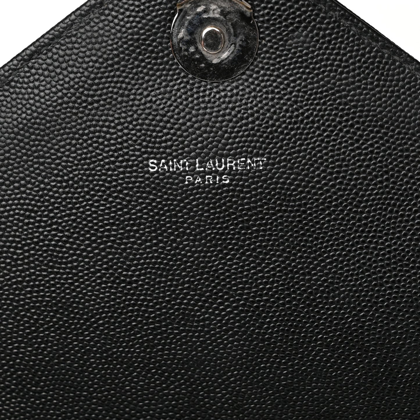 Grain De Poudre Textured Mixed Matelasse Large Triquilt Monogram Monochrome Satchel Black